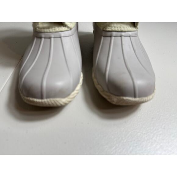 Sperry women's Saltwater Wool Duck boot waterproof lined lace up gray Sz 6 - Picture 4 of 11